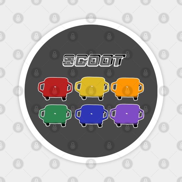 Scoot Magnet by Angry Gym Teacher Merch Store